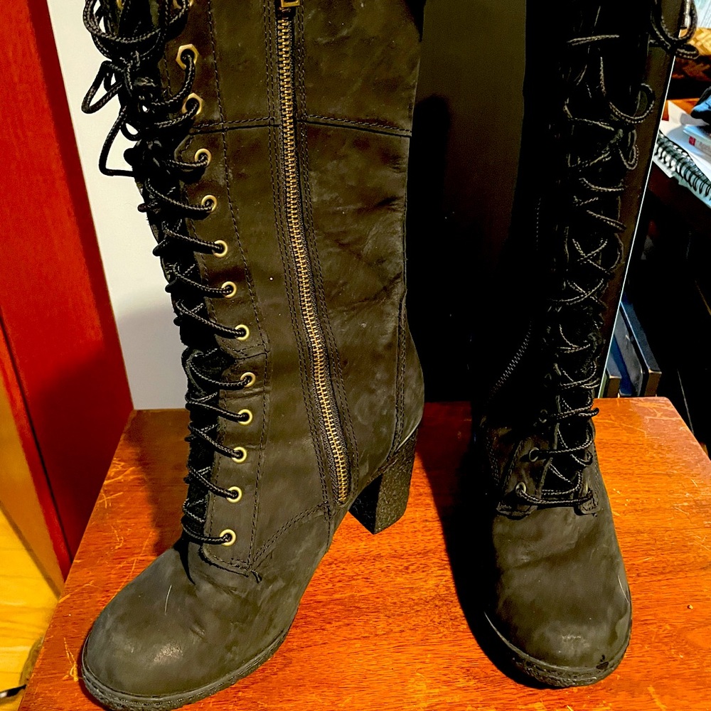 Timberland Lug Heeled Tall boots